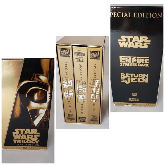 Vintage 1997 Star Wars Special Trilogy VHS Boxed Set